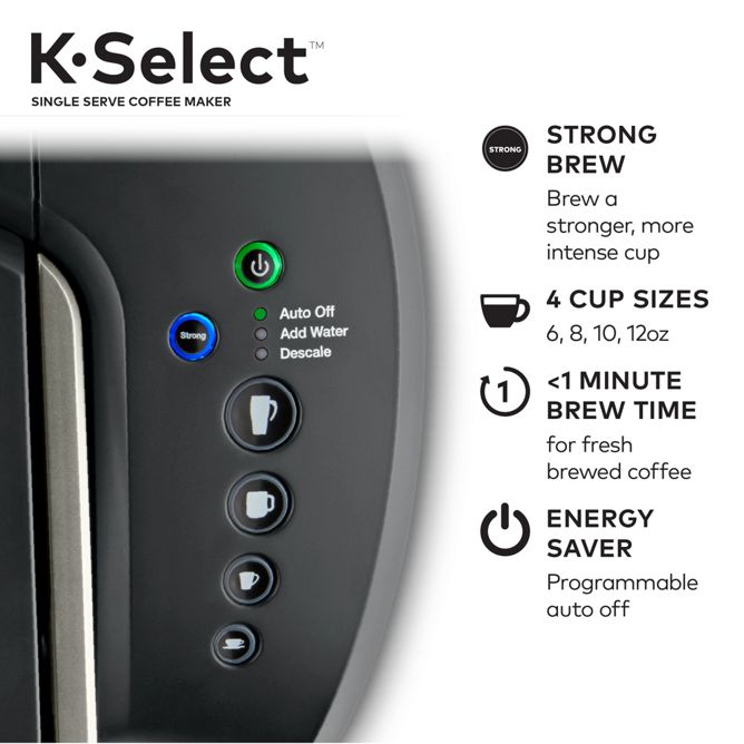 Keurig® K-Select® Coffee Maker (Graphite) - Image 4
